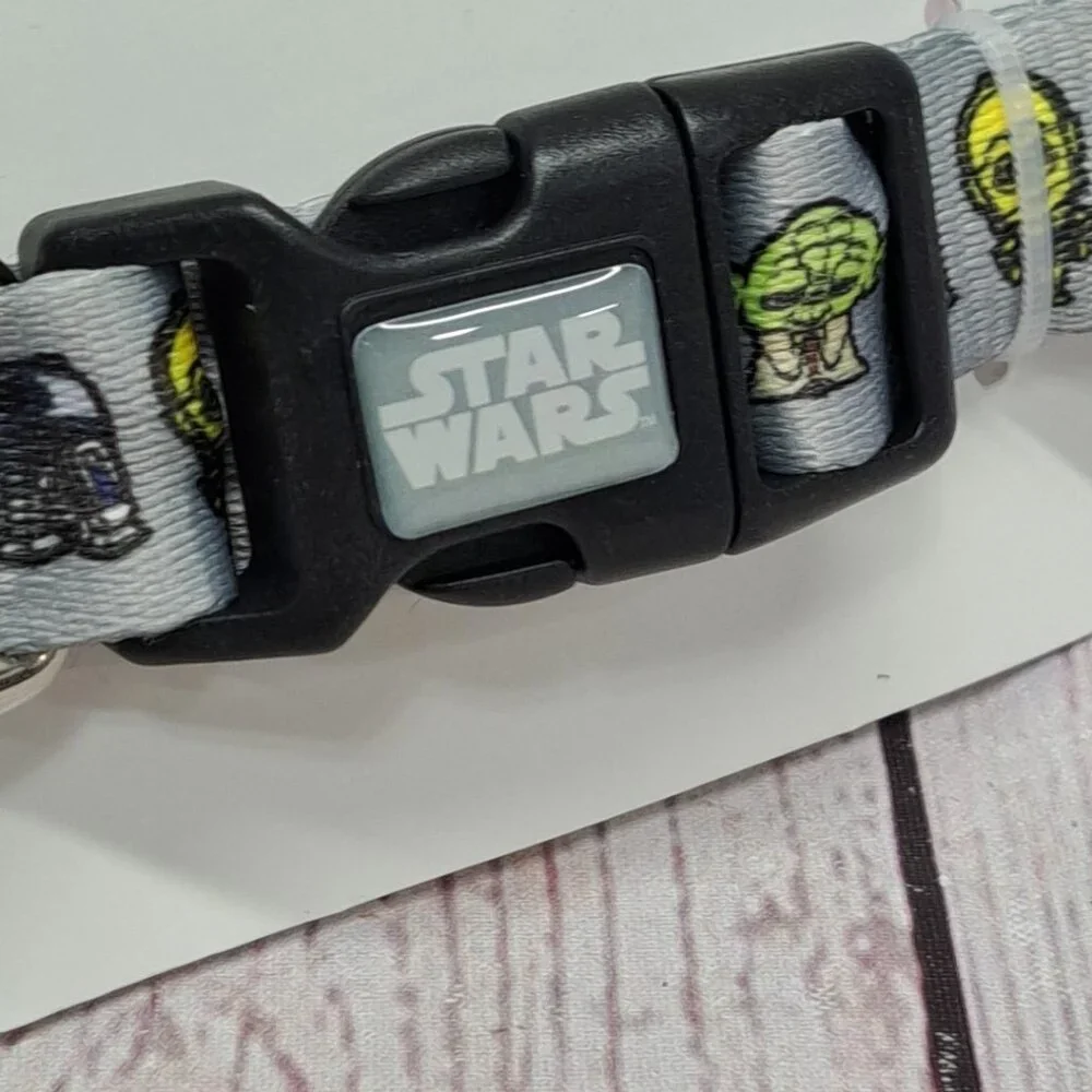 Disney Star‎ Wars All Over Graphics Pet Collar S/M 11